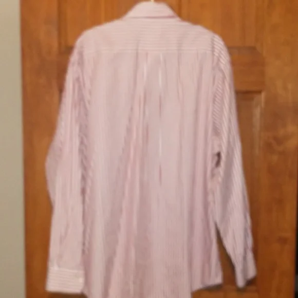 Brooks Brothers men's size L cotton button up shirt w front pocket logo - Picture 7 of 9